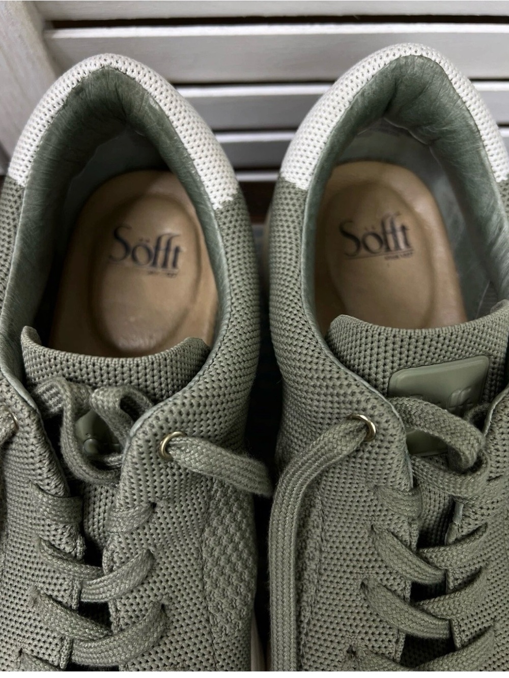 Sofft Women's Wayln Sneaker Knit Low-Top Sage Green Size 10 Box - Picture 13 of 15
